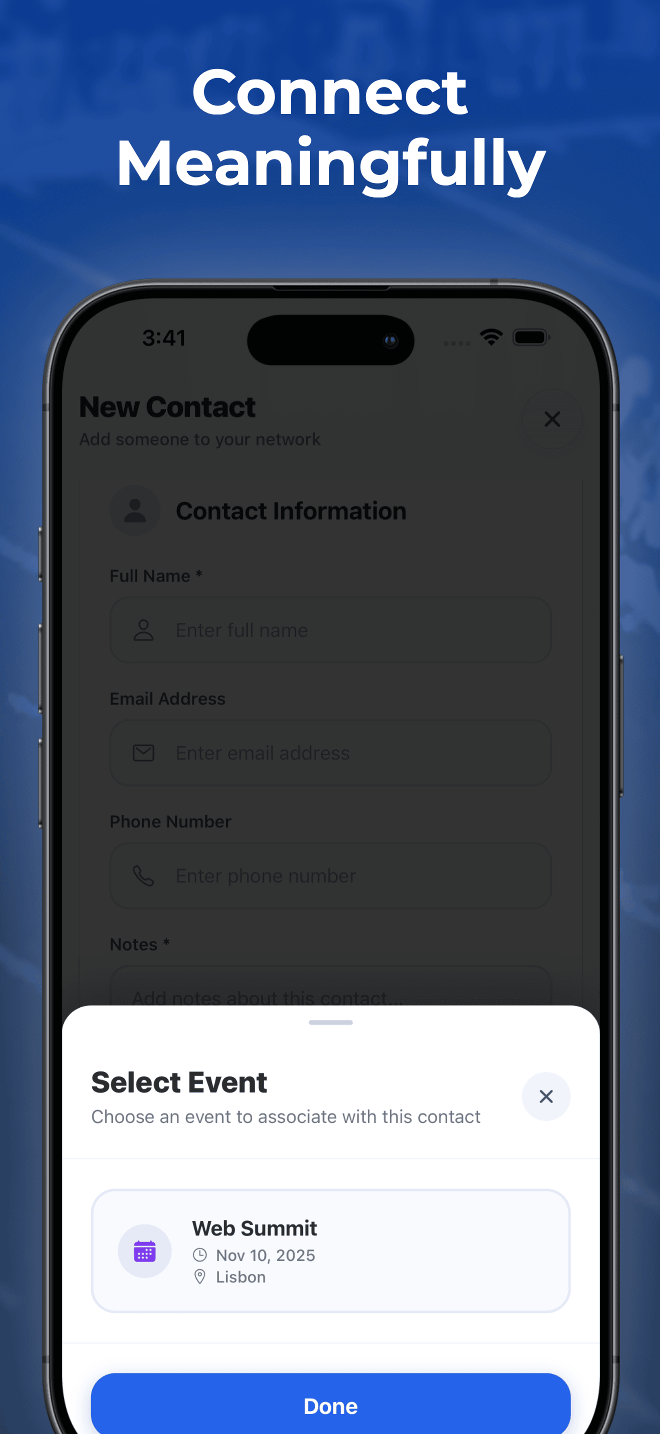 Capture Contacts Instantly